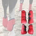 thumbnail image 3 of Botas de Tendón de Caballo Sunnimix Juego de 4 Protectores de Entrenamiento Rojo M, 3 of 8