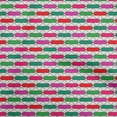 thumbnail image 1 of oneOone Rayon Red Fabric Geometrical Sewing Craft Projects Fabric Prints By Yard 56 Inch Wide, 1 of 4