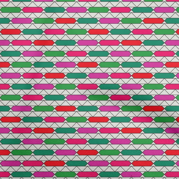 oneOone Viscose Jersey Red Fabric Geometrical Diy Clothing Quilting Fabric Print Fabric By Yard 60 Inch Wide