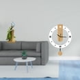 thumbnail image 2 of Estatua de reloj de , escultura de animal, adorno acrílico, figura decorativa con números para escritorio, entrada, mesa, cen, 2 of 8