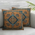 thumbnail image 3 of Wuche Southwest Canyons Diamond Throw Pillow Cover Tribal Pattern Vintage Zigzag Retro Marble Modern Geometric Grain Pillow Case Decorative Men Women Boy Girl Multiple specifications, 3 of 5