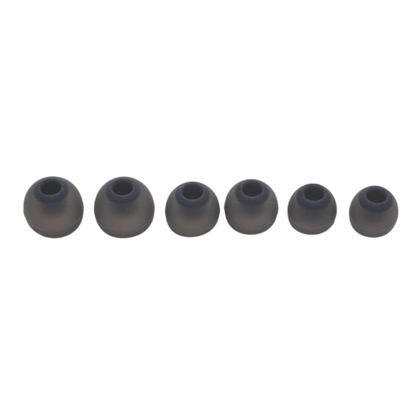 6x tapones para auriculares, cubiertas para puntas de silicona, auriculares con sonido claro, almohadillas para los oídos, almohadillas para los oídos