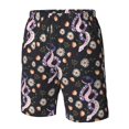thumbnail image 5 of Naloa Snake And Floral1 Men's Beach Shorts, Surfing shorts, Swim trunks, Quick Dry Swim Trunks for Surfing Beach Fun - Medium, 5 of 9