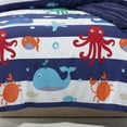 thumbnail image 3 of Juego de Funda de Edredón Doble Criatura Marina Jiggle & Giggle, 3 of 3