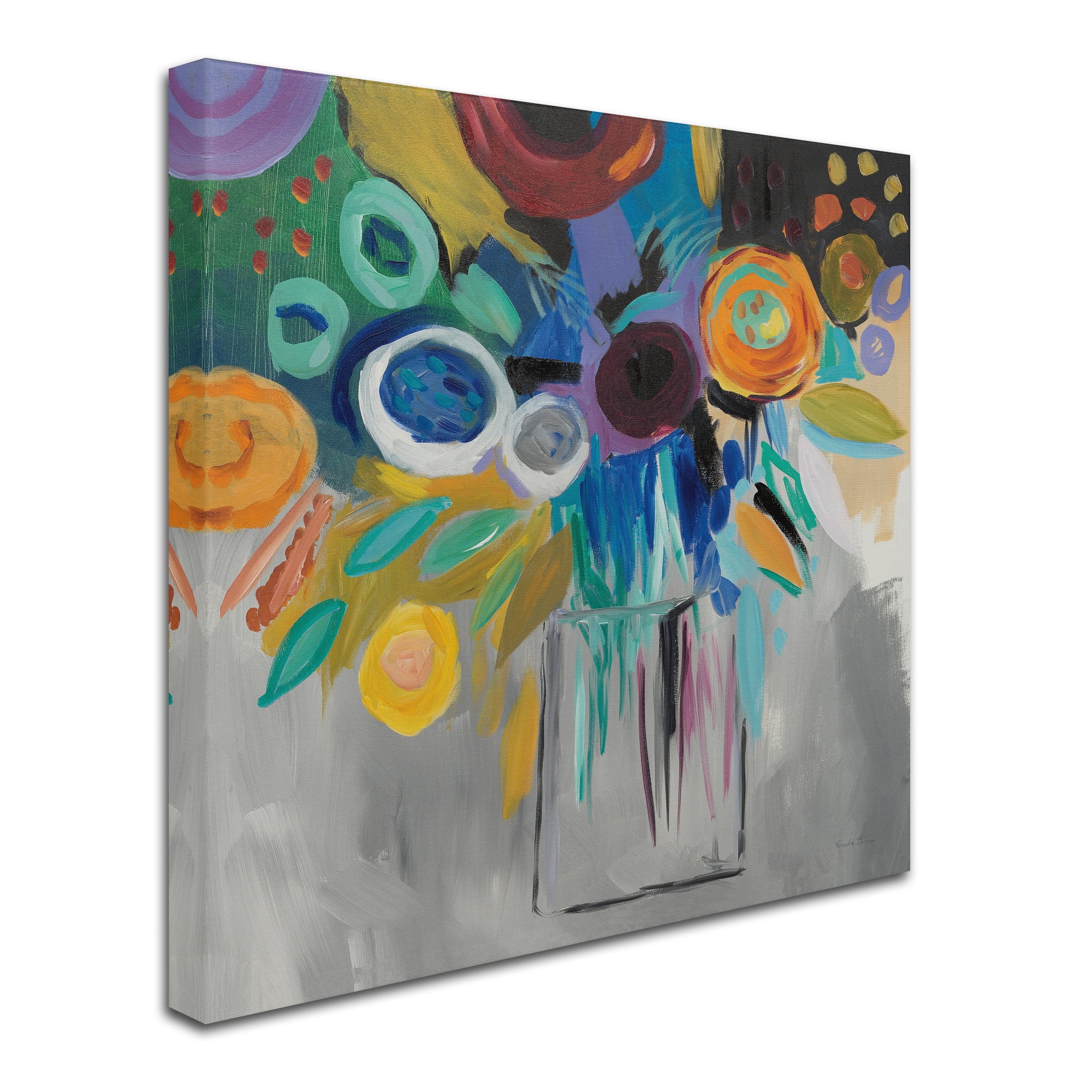 Trademark Fine Art 'Burst of Magic' Canvas Art by Farida Zaman