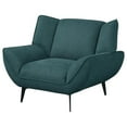thumbnail image 5 of Acton Upholstered Flared Arm Accent Chair Teal Blue, 5 of 10