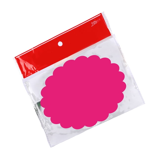 Señales de papel de ráfaga, 50 piezas, decoración del hogar, accesorios de bricolaje, suministros de venta de garaje, decoración de Ropa, zapatos y accesorios Miscelánea Redondo Rosa roja Sonducket AP008997-17B