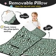 thumbnail image 3 of Green and Dark Green Giraffe Pattern Toddler Nap Mats for Kids Preschool,Sleeping Mat Bag or Kids,Toddler Sleeping Bag,Toddler Nap Mat or Daycare, 3 of 6