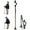 Red, variant on Posture Walking Cane - Walking Stick For Balance For Men & Women - Seniors - Lightweight, 10 Adjustable Heights, Portable & Self-Standing Mobility Aid
