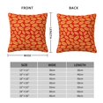thumbnail image 2 of Pofeuu A Big Hot Dog Print Double-sided plush pillowcase Square Throw Pillow Covers Pillows Cover for Living Room Bedroom Sofa Couch Cushion Cover（No pillow core）-12"x12", 2 of 7