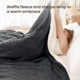 thumbnail image 2 of Manta térmica blunique Waffle Electric King 230 x 254 cm, color gris, 2 of 9