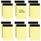 thumbnail image 1 of Jr. Bloc De Notas Legales Blocs De Notas Pequeños Bloc De Notas Con Rayas Legales. Borde Perforado. 5"" X 8"" Amarillo Canario Universal 50 Hojas Por Bloc (Paquete De 12), 1 of 1