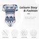 thumbnail image 4 of Balery Sea Underwater Animals1 Body de cuello redondo de manga corta para mujer Tops de manga corta Tops básicos-Medium, 4 of 7