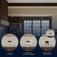thumbnail image 7 of LUXRITE 1" LED Trimless Spotlight with Nickel Trim 10W, 850LM 5CCT 60 Dimmable Push-n-Lock CRI90 Damp & IC Rated 4 Pack, 7 of 7