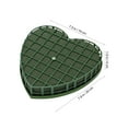 thumbnail image 6 of WEAVILUX Wedding Car Floral Foam - Green Heart Shaped for Wedding Decor, 6 of 6
