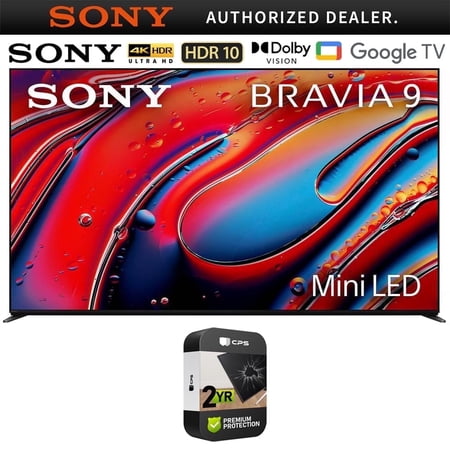Sony BRAVIA 9 K65XR90 65 inch 4K HDR Smart QLED Mini-LED TV (2024 Model) Bundle with 2 Year Extended Warranty| Official Sony USA Partner