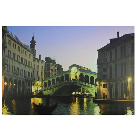 - LED Lighted Venice, Italy Grand Canal Canvas Wall Art 15.75