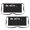 Black, variant on DOVACKA 2-Pack Bistro Waist Apron with 3 Pockets, 24"x12" Half Apron for Waitress Waiter Server Chef