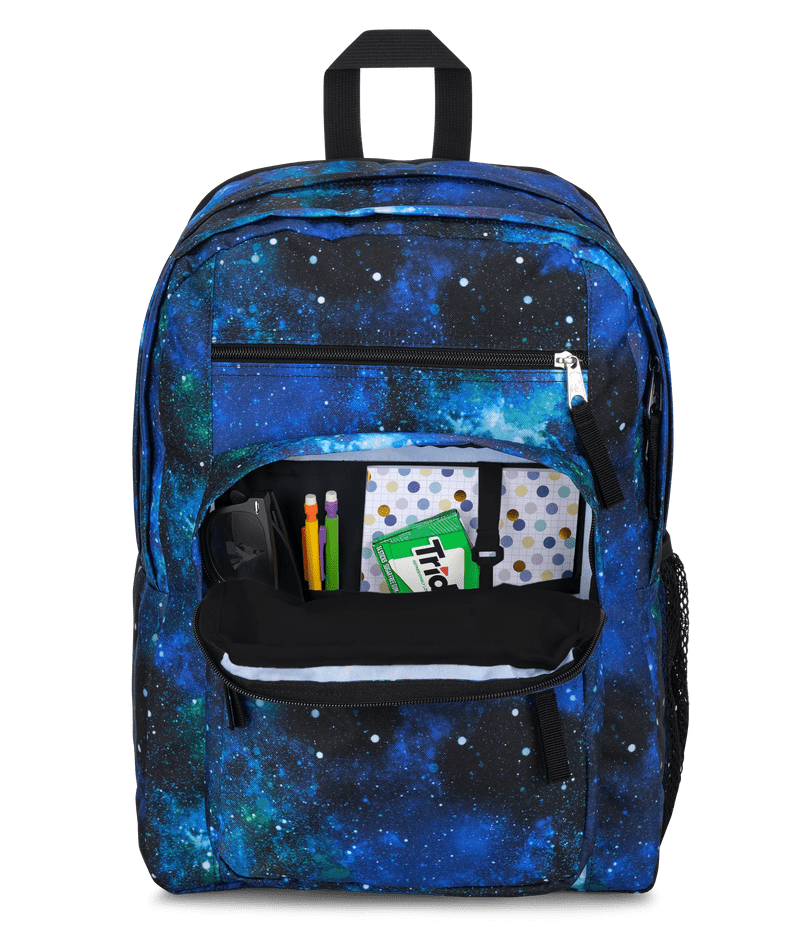 blue galaxy jansport bag Lunch Break - Cyberspace and zippered utility pockets keep all of your gear organized JanSport, Big Student Backpack, 17"