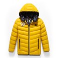 thumbnail image 5 of Odeerbi Kids Boys Girls Heated Jacket Winter Thermal Heated Coat Plus Size USB Intelligent Constant Temperature Heated Windproof Coat Children 3 Heated Jacket Kids Clothes Yellow, 5 of 7