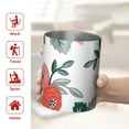 thumbnail image 5 of 12oz Coffee Tumblers Pioneer Flower Floral Print Pattern Stainless Steel Vacuum Insulated Travel Tumbler Coffee Cups Mug with Lid and Straw with Cleaning Brush for Cold & Hot Drinks, 5 of 5