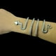 thumbnail image 3 of 2x Brazalete de serpiente curvo imitado, brazalete , eación para hombres, mujeres, accesorios de joyería Zulema Brazalete de serpiente Craved, 3 of 8