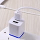 thumbnail image 3 of Cargador USB de doble puerto, 2.1A USB dual, Borde dorado, Cargador rápido, Azul, 3 of 5