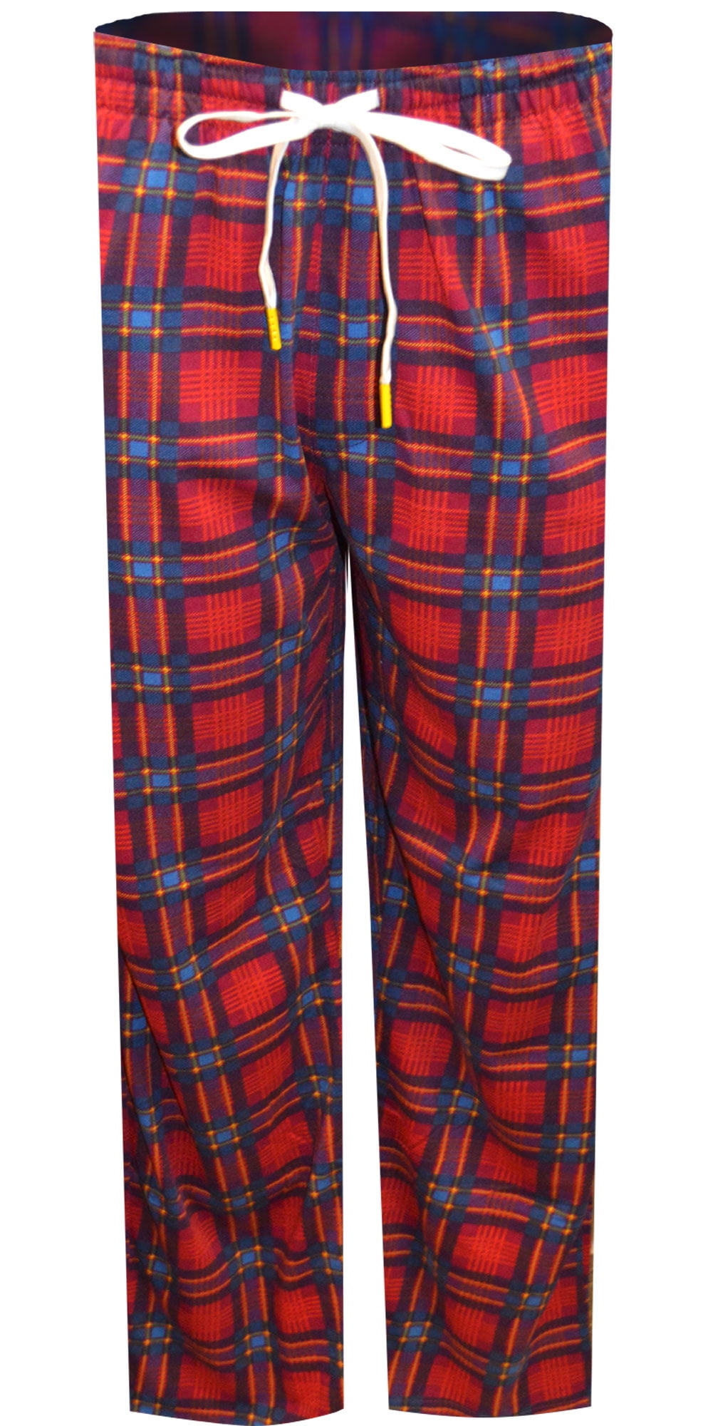 Joe Boxer Men's Joe Boxer Loungewear Red Plaid Cotton Blend Loungepants