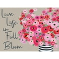 thumbnail image 2 of Roberts, Kait 18x15 White Modern Wood Framed Museum Art Print Titled - Live Life in Full Bloom, 2 of 4