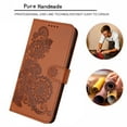 thumbnail image 5 of Decase Wallet Case for Samsung Galaxy S24 Ultra,Galaxy S24 Ultra Ultra Thin Case Premium PU Leather Card Holder Phone Cover Embossed Shockproof Case Compatible with Samsung S24 Ultra - Brown, 5 of 6