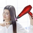 thumbnail image 5 of 1875W Professional Ionic Hair Dryer, Salon Lightweight Blow Dryer, 2 Speed and 3 Heat Settings, Powerful Ceramic Fast Dryer with Diffuser, Concentrator and Comb (Red), 5 of 5