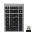 thumbnail image 2 of RF304 22 Keys Numeric Keypad USB 2.4G Mini Keyboard with Receiver Iron Grey for Office Home, 2 of 7