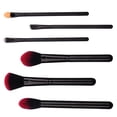 thumbnail image 1 of ORDDIART 6Pcs Cosmetics Makeup Tool Set Black Durable Handle Brushes for Face Beauty, 1 of 7