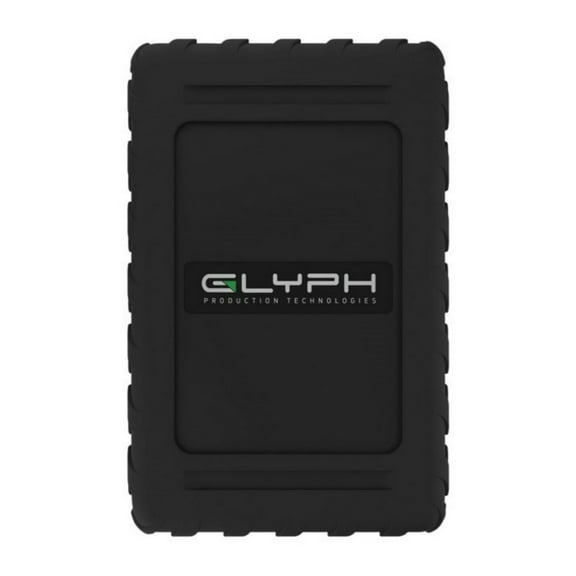 Glyph Blackbox Plus Rugged Portable USB 3.2 Gen 2 SSD with Aluminum and Padded Silicon Shell for Film Sets, Photo Shoots, Music Studios, and Home (4 TB)