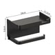 thumbnail image 1 of Soporte de papel higiénico de plástico, estante de almacenamiento de toallas de cocina, colocación de botellas de condimentos, rollo de pared de baño, almacenamiento de teléfono de papel, 1 of 5