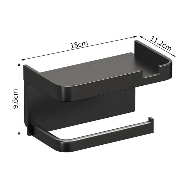 Soporte de papel higiénico de plástico, estante de almacenamiento de toallas de cocina, colocación de botellas de condimentos, rollo de pared de baño, almacenamiento de teléfono de papel