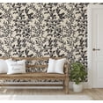 thumbnail image 5 of S4Sassy Peel and Stick Wall Covering, Botanical Branch Wallpaper Removable Wallwrap - Black Textured Instant Wall Mural for Bedroom, Bathroom, Laundry Room, Closet Interior (25"x360" inch), 5 of 9