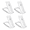 white, variant on 4 Pack Book Lights for Reading at Night，USB Rechargeable Reading Lights - Clip on Book Lamp, Perfect for Night Reading & Gift，Rechargeable Book Light