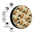 thumbnail image 4 of Rateoe Cute Squirrel with Green Leaves Pattern Tire Cover Wheel Protectors Weatherproof Wheel Covers Universal Fit for Trailer Rv SUV Truck Camper Travel Trailers Accessories-16 inch, 4 of 6
