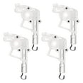 thumbnail image 1 of GUOOL 4 Pcs 2 Pouces Basculeur Transparent pour Horizontal 2 Pouces pour Maison, 1 of 9