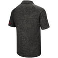 thumbnail image 3 of Men's Colosseum Black Nebraska Huskers Big & Tall Down Swing Polo, 3 of 6