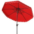thumbnail image 4 of SAFAVIEH Elegant 9' Market Crank Double Top Patio Umbrella, Red, 4 of 6