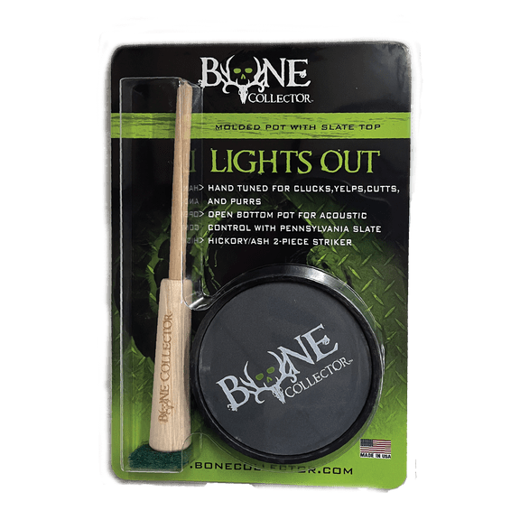 Bone Collector Game Calls Lights Out Friction Turkey Call Molded Slate