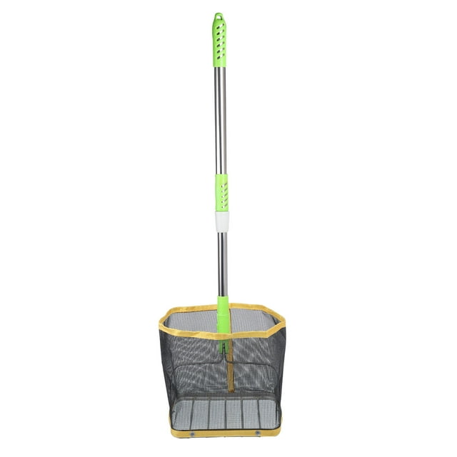 Unique Bargains Portable Stainless Steel Telescopic Ping Pong Table Tennis Ball Picker Collector, Yellow