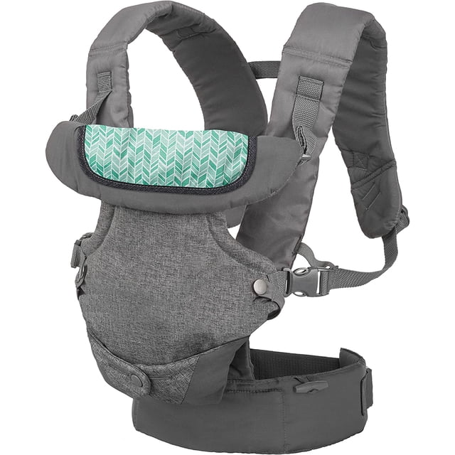 Portabebés avanzado 4 en 1 con babero lavable incluido: ergonómico, convertible, con la cara hacia adentro y hacia afuera, para llevar adelante y atrás a recién nacidos y bebés mayores
