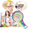 thumbnail image 2 of 4Pcs Mini Small Plastic Mesh Scoop Strainer Food Sieve Kitchen Basket, 2 of 6