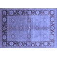 thumbnail image 1 of Ahgly Company Indoor Rectangle Oriental Blue Industrial Area Rugs, 5' x 7', 1 of 4