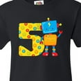 thumbnail image 4 of Inktastic This Robot is Five- Fifth Birthday Youth T-Shirt, 4 of 5