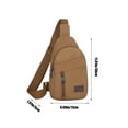 thumbnail image 3 of TIMIFIS Sac de Poitrine, Sac de Poitrine en Toile à Fermeture Éclair Épaissie Sac de Poitrine pour Hommes Sac à Dos de Randonnée Sac de Poitrine Polyvalent Sac Messager Sac de Poitrine pour Hommes et Femmes, 3 of 6