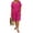 Hot Pink, variant on JULMCOMO Two Piece Sets for Women Ruffle Layered Scoop Neck Short Sleeve Summer Tops Wide Leg Loose Fit Trendy Short Sets with Pockets Saffron XL